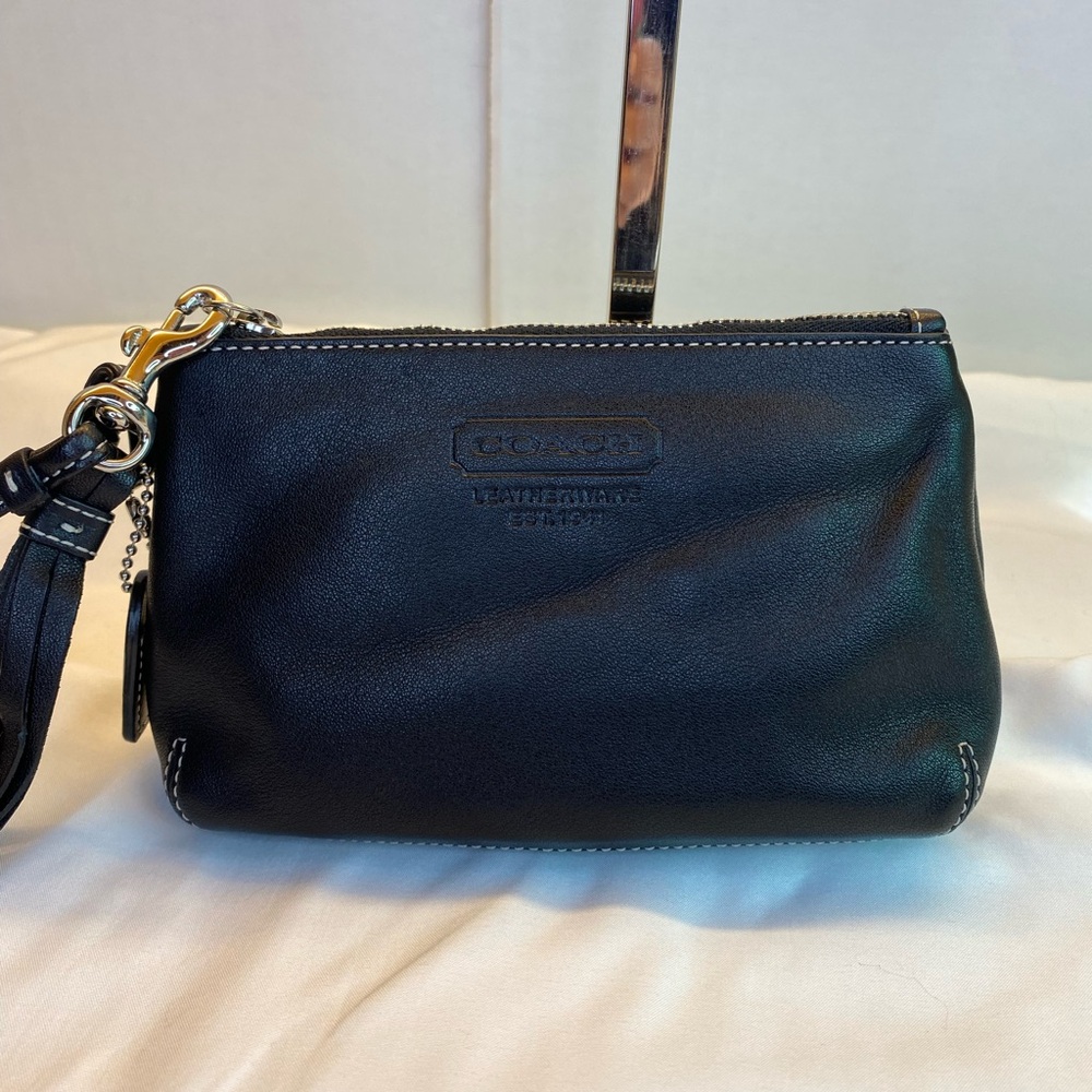 Coach Leatherware Legacy wristlet with tassel